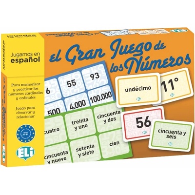 ELi Publishing Образователна игра El gran juego de los números (Испански език) (KLAB9816)
