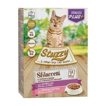 Stuzzy Cat Adult Sterilised šunka 12 x 85 g