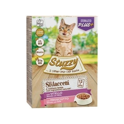 Stuzzy Cat Adult Sterilised šunka 12 x 85 g