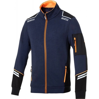 Sparco Alabama Tech Full Zip pánská mikina modrá