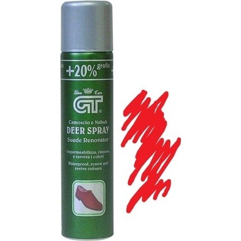 GT Deer Spray renovátor na velur a nubuk červený 250 ml