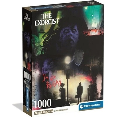 Clementoni Exorcist hororový filmový koláž compact 1000 dílků
