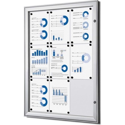 Jansen Display vitrína SC S 9 x A4