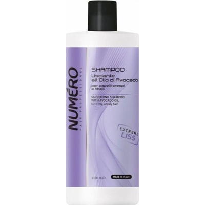 Numero NUMERO_Smoothing Shampo With Avocado Oil vyhlazující šampon s avokádovým olejem 1000 ml
