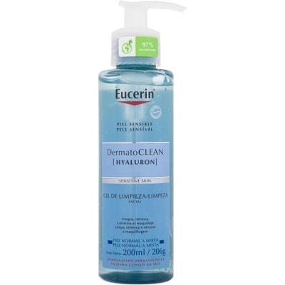 Eucerin DermatoClean Hyaluron Cleansing Gel хидратиращ почистващ гел за лице 200 ml за жени