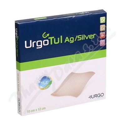 Urgo Tul Ag krytí lipidokoloid.vrstva 10x12cm 10ks