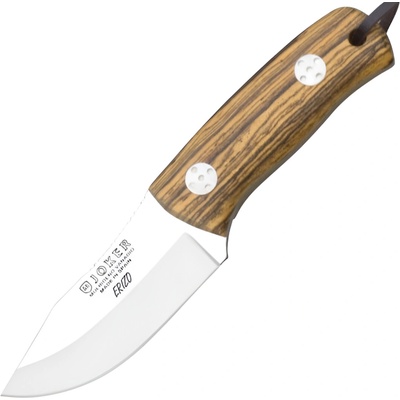 Joker Erizo – Bushcraftový nůž, 7,7 cm, dřevo bocote