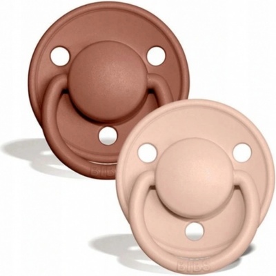 Bibs De Lux silikon 2 ks Woodchuck / blush