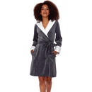 Doctor Nap Dressing Gown Sdb.7059. Dark Grey