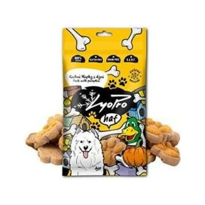 Lyopro DOG poch. mrazem sušené Kachní tlapky s dýní 50 g