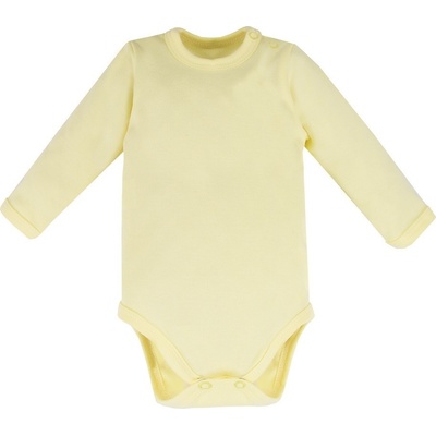 EEVI Kojenecké body s dlouhým rukávem Run&Fun žlutá