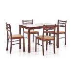 Halmar Комплект маса NEW STARTER 2 + 4 стола (halmar/NEW STARTER 2/table-chairs)