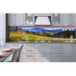 DIMEX ART Фототапет за кухня - природа с червени светлини 260 x 60 см