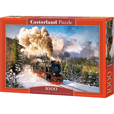 Castorland Пъзел Castorland от 1000 части - Парен локомотив (C-103409-2)
