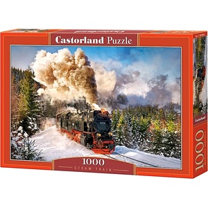 Castorland Пъзел Castorland от 1000 части - Парен локомотив (C-103409-2)