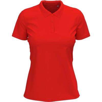 Stedman stretch polo st9740 / Дамска еластична поло тениска - алено червена xl (st9740srexl)