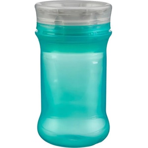 Vital Baby Неразливаща се чаша с мек силиконов ръб Vital Baby - 360°, 280 ml, зелена (V-444002)