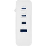 Prio Зарядно с USB-A/USB-C x3, Prio GaN PD PPS Charger 100W, Бял (PWC-1311)