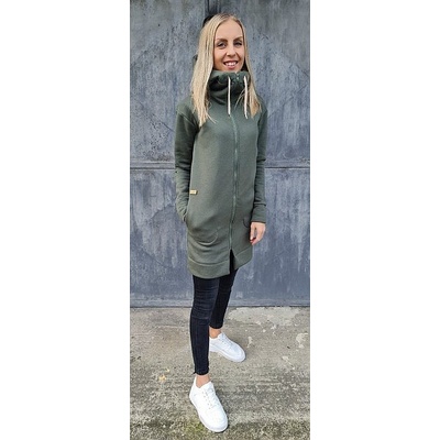 M.ASCH-Be original Long Insulated Hooded Zip Khaki