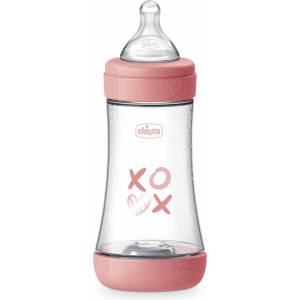 Chicco Бебешко шише Chicco - Perfect 5, за момиче, 240 ml (N0260)