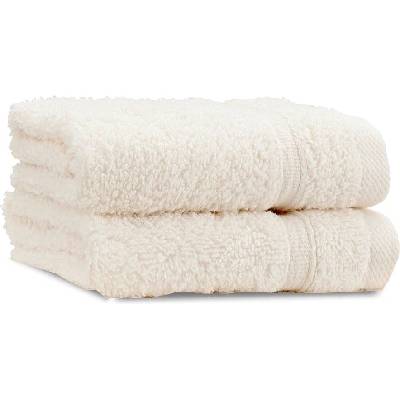 Catherine Lansfield krémové froté bavlnené uteráky v súprave 2 ks 30 x 30 cm