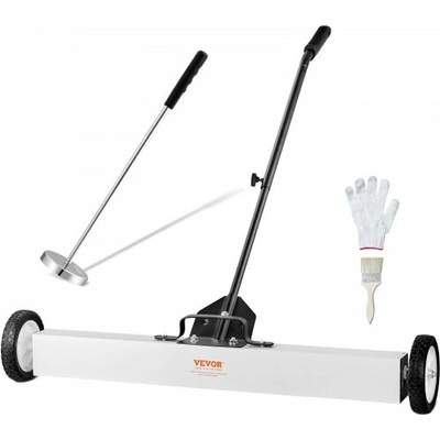 Magnetický zametač VEVOR 36 palců s kolečky, nosnost 55 liber, s teleskopickým magnetickým sběrným nástrojem, nastavitelná rukojeť, magnetický sběrný zametač na sbírání hřebíků a šroubů, pro dílnu, ga – Zbozi.Blesk.cz