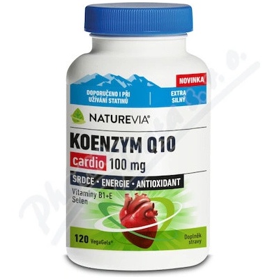 NatureVia Koenzym Q10 Cardio 100mg 120 kapsúl