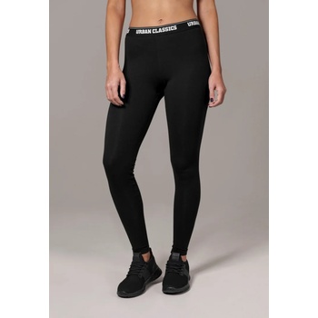 Urban Classics Дамски клин в черен цвят Urban Classics Ladies Logo Leggings black UB-TB1492-00007 - Черен, размер XS