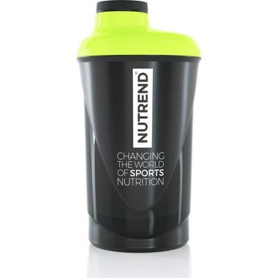 FORCE Šejkr Nutrend 0,6l černo-fluo-zelený