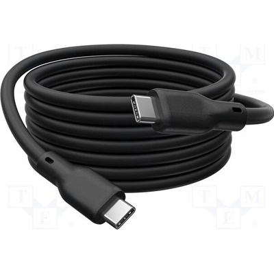 Digitus AK-300344-020-S USB 4.0, USB C vidlice,z obou stran, niklovaný, 2m, černý