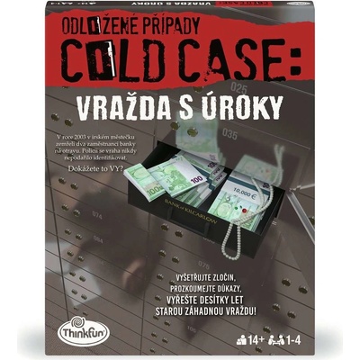 ThinkFun Odložené prípady: Vražda s úrokmi