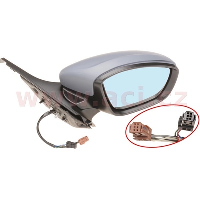 ACI zp. zrcátko el. ovládané vyhřívané s blikačem pro lak (7pinů) P 0937808