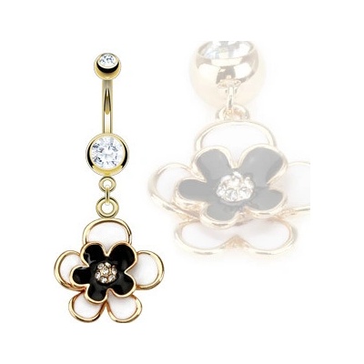 Marre piercing do pupíku kytička HWGDPN12562