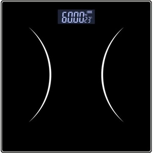 Rosberg Кантар Rosberg R51650G, до 180 кг натоварване, дигитален, точност до 50гр, черен (R51650G Black)