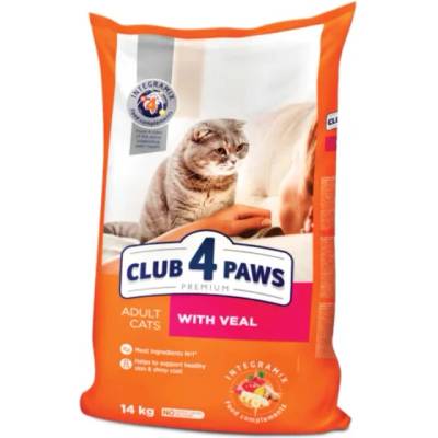 CLUB 4 PAWS Premium teľacie 14 kg