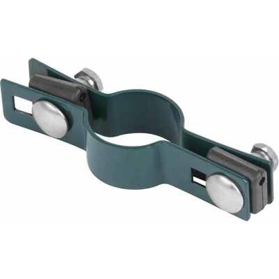 STREND PRO Garden Objímka Strend Pro EUROSTANDARD, 48 mm, priebežná, zelená, Zn+PVC, RAL6005, na okrúhly stĺpik