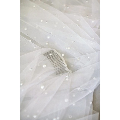 EvaMária | Perlový závoj 150cm – Zboží Mobilmania