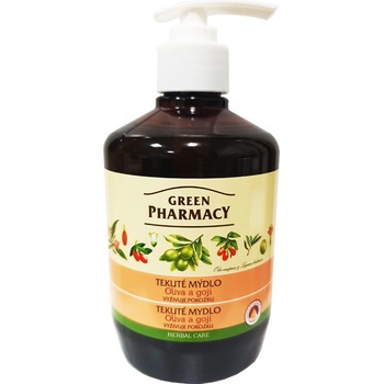Green Pharmacy Oliva a Goji tekuté mydlo vyživujúce pokožku 460 ml