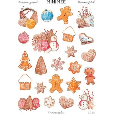 Minimee Samolepky MINIMEE journal - Perníčky S080