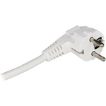 COMMEL Кабел бял с щепсел Г-образен h05vv-f 3х1, 5мм2 1, 5 метра - c0512 (c0512)