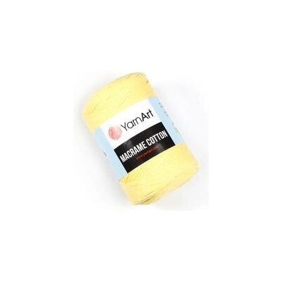 YarnArt Macrame cotton 754 - světle žlutá