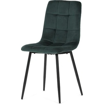 Autronic CT-281 GRN4 zelená sametová látka nohy černý kov