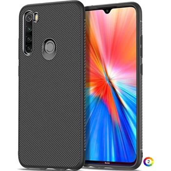 Xiaomi Redmi Note 8 2021 Удароустойчив Twill Texture Калъф и Протектор