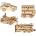 UGears Дървен 3D пъзел Ugears от 61 части - Хари Потър: Фантастични Автомобили (U-70262 )