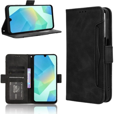 Samsung Кожен калъф портфейл за Samsung Galaxy A17 5G / A17 4G | С протектор в комплекта | Цветове: Черен, Кафяв, Син, Червен, Розов