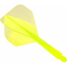 Condor letky s násadkou AXE NEON Standard, žlté Dĺžka násadky: 33 mm
