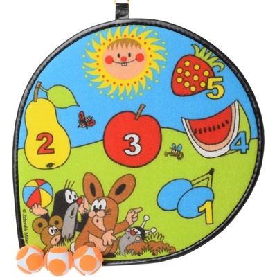 Teddies Detský terč Krtko na suchý zips 30 cm