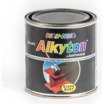 Alkyton žáruvzdorná vypalovací kovářská černá barva 0,25L RUST-OLEUM – Sleviste.cz