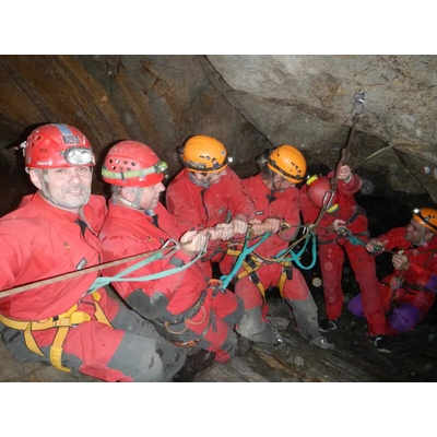 Via ferrata v jaskyni