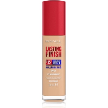 Image 1 of Rimmel Lasting Finish 35H Hydration Boost хидратиращ фон дьо тен SPF 20 цвят 070 Sesame 30ml